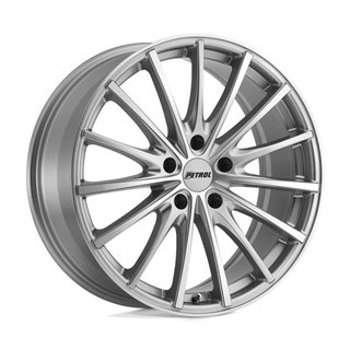 Petrol | P3A 18x8.0 ET35 - SILVER W/ MACHINED CUT FACE