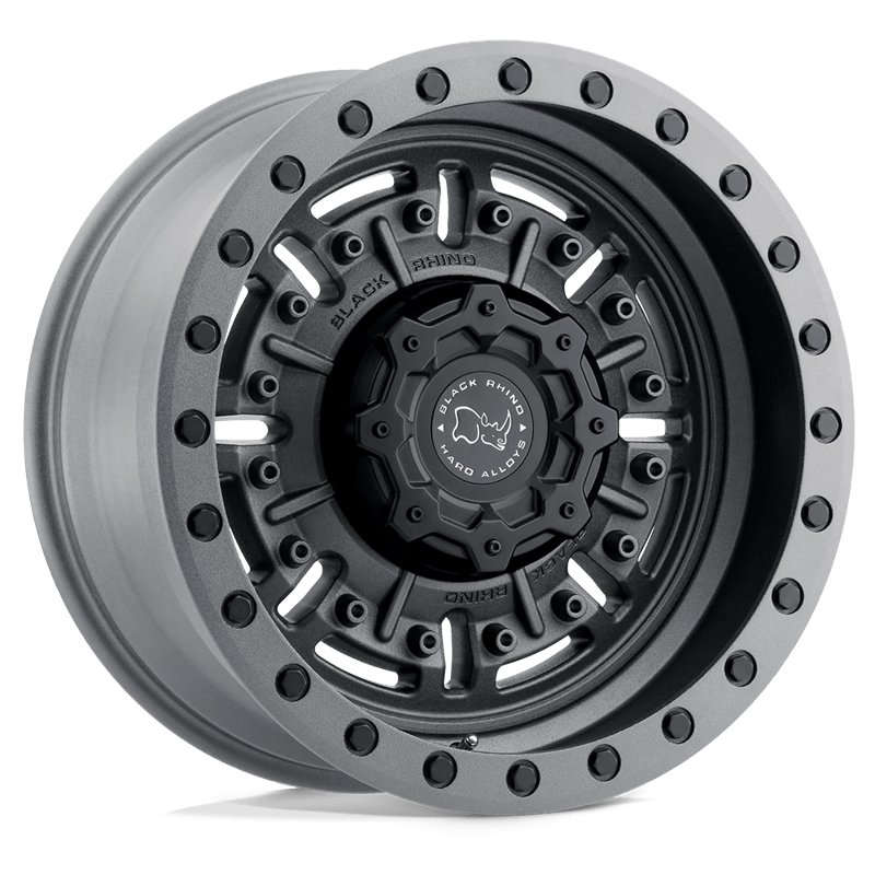 Black Rhino Hard Alloys | ABRAMS 18x9.5 ET12 - TEXTURED MATTE GUNMETAL
