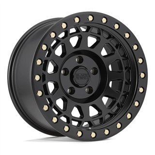 Black Rhino Hard Alloys | PRIMM 18x9.5 ET-18 - MATTE BLACK WITH BRASS BOLTS