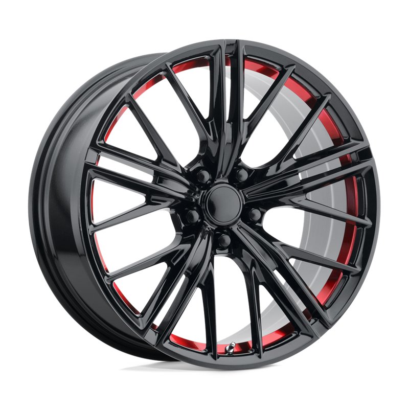 Performance Replicas | PR194 20x10.0 ET35 - GLOSS BLACK RED MACHINED
