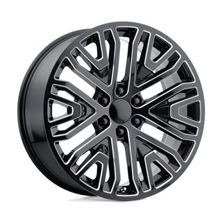 Performance Replicas | PR197 20x9.0 ET24 - GLOSS BLACK MILLED