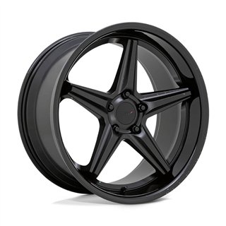 TSW | LAUNCH 19x9.5 ET20 - MATTE BLACK W/ GLOSS BLACK LIP