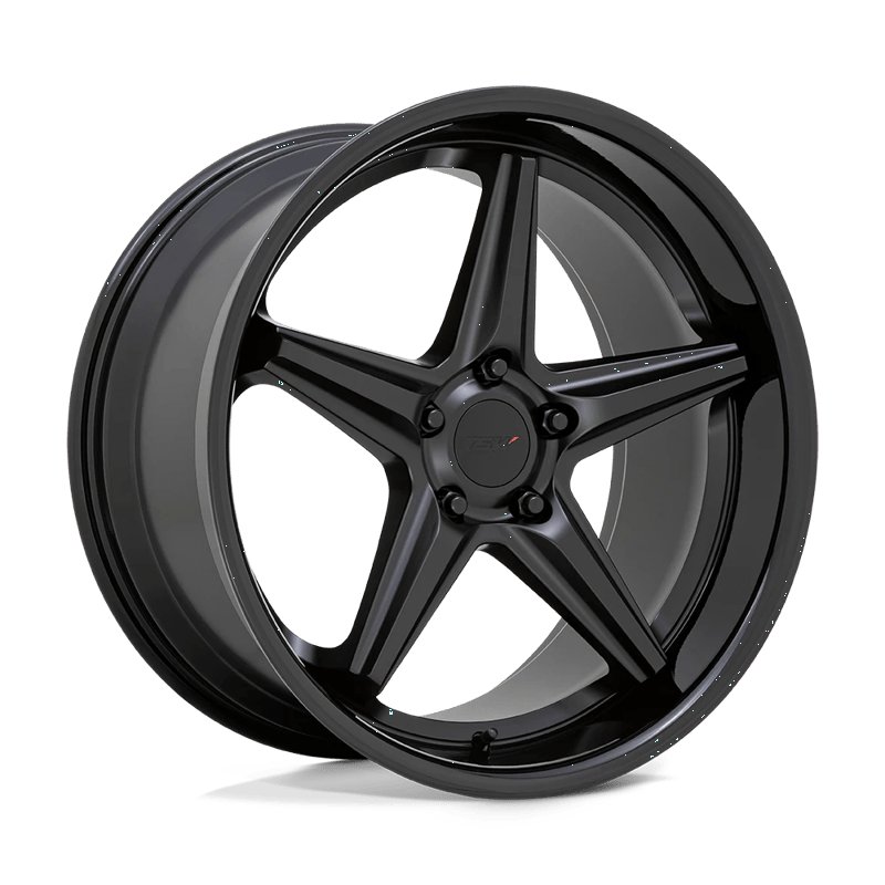 TSW | LAUNCH 19x9.5 ET20 - MATTE BLACK W/ GLOSS BLACK LIP