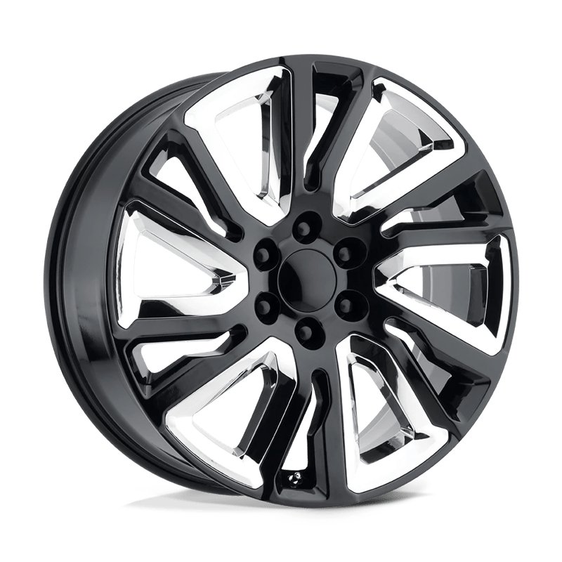 Performance Replicas | PR202 22x9.0 ET28 - GLOSS BLACK W/ CHR ACC