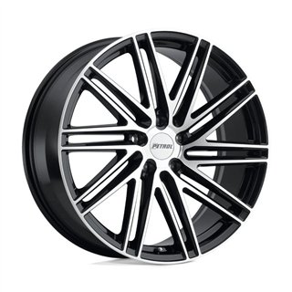 Petrol | P1C 20x8.5 ET40 - GLOSS BLACK W/ MACHINED FACE