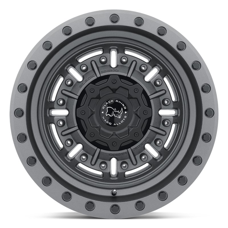 Black Rhino Hard Alloys | ABRAMS 20x9.5 ET-18 - TEXTURED MATTE GUNMETAL