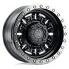 Black Rhino Hard Alloys | ABRAMS 20x9.5 ET-18 - GLOSS GUN BLACK W/ MACHINED DARK TINT