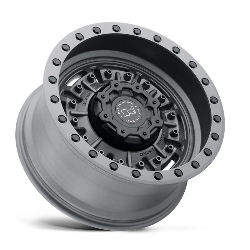 Black Rhino Hard Alloys | ABRAMS 20x9.5 ET-18 - TEXTURED MATTE GUNMETAL