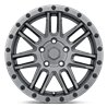 Black Rhino Hard Alloys | ARCHES 20x9.5 ET-18 - MATTE BRUSHED GUNMETAL W/ BLACK BOLTS