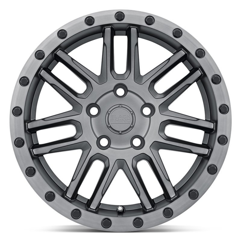 Black Rhino Hard Alloys | ARCHES 20x9.5 ET0 - MATTE BRUSHED GUNMETAL W/ BLACK BOLTS