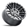 Black Rhino Hard Alloys | ARCHES 20x9.5 ET12 - MATTE BRUSHED GUNMETAL W/ BLACK BOLTS
