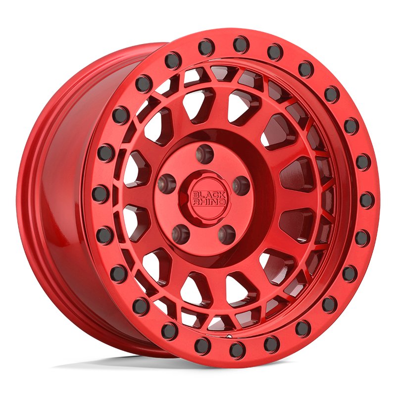 Black Rhino Hard Alloys | PRIMM 20x9.5 ET-18 - CANDY RED WITH BLACK BOLTS