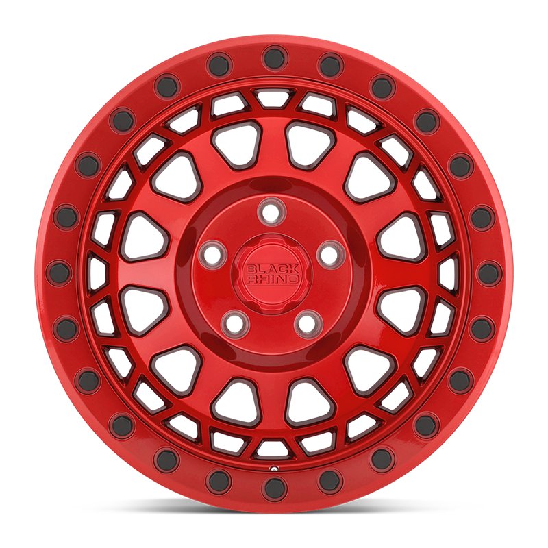 Black Rhino Hard Alloys | PRIMM 20x9.5 ET-18 - CANDY RED WITH BLACK BOLTS