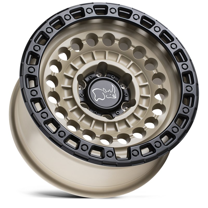 Black Rhino Hard Alloys | SENTINEL 20x9.5 ET-18 - DESERT SAND W/ BLACK RING