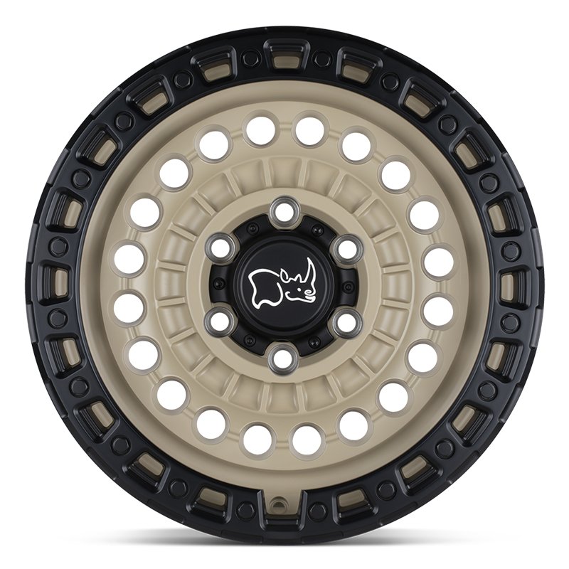 Black Rhino Hard Alloys | SENTINEL 20x9.5 ET-18 - DESERT SAND W/ BLACK RING
