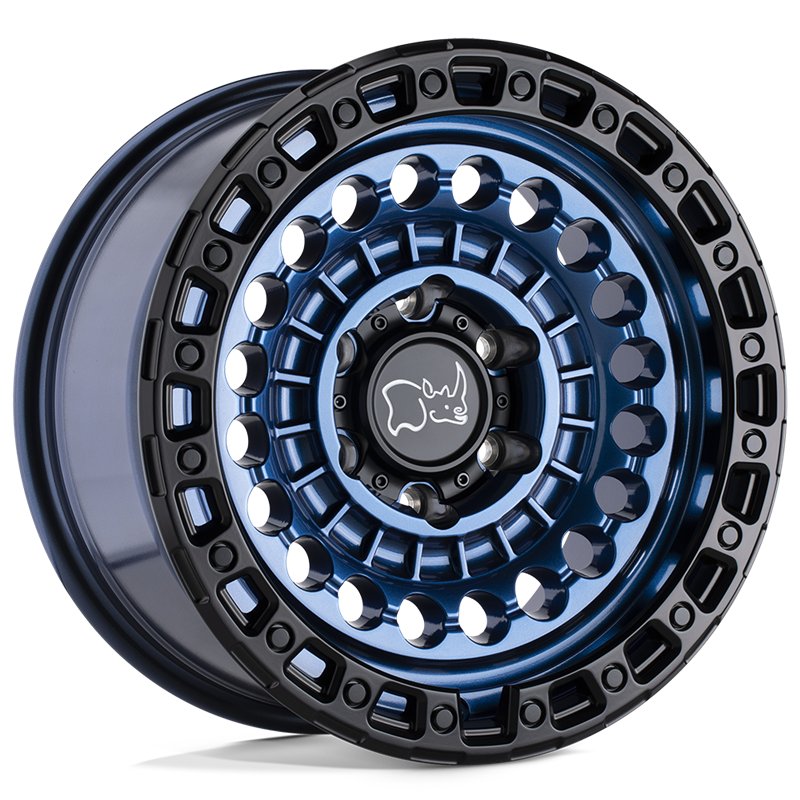 Black Rhino Hard Alloys | SENTINEL 20x9.5 ET12 - COBALT BLUE W/ BLACK RING