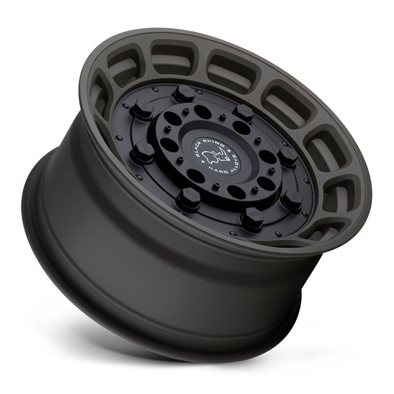 Black Rhino Hard Alloys | WARTHOG 20x9.5 ET2 - MATTE OLIVE DAB GREEN W/ BLACK CENTER