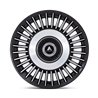 Asanti Black | AB040 TIARA 20x10.5 ET38 - SATIN BLACK BRIGHT MACH FACE