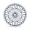 Asanti Black | AB040 TIARA 20x9.0 ET15 - GLOSS SILVER BRIGHT MACH FACE