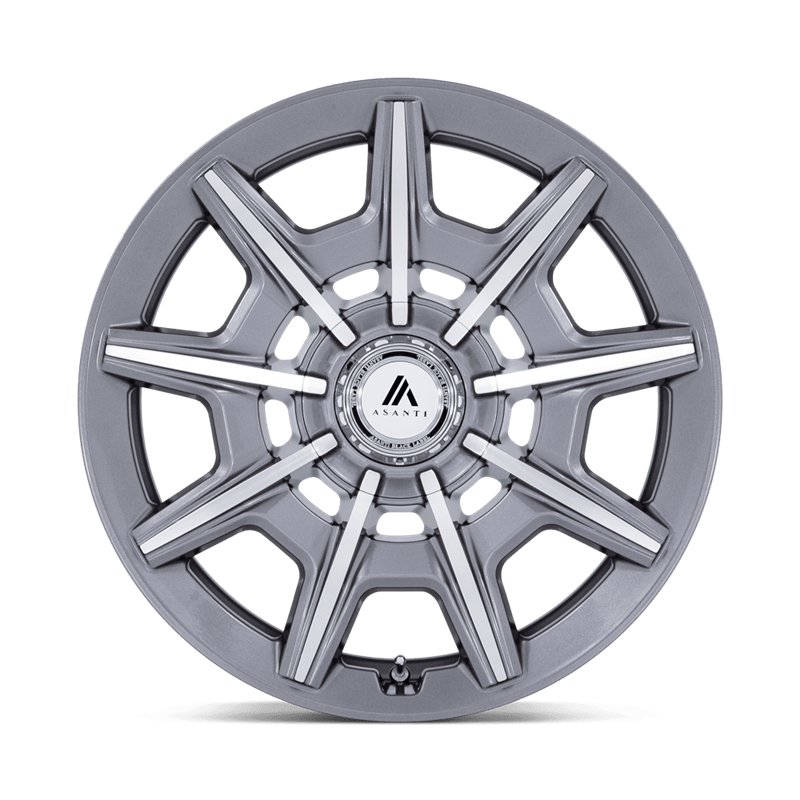 Asanti Black | AB041 ESQUIRE 22x9.0 ET38 - GLOSS ANTHRACITE BRIGHT MACH