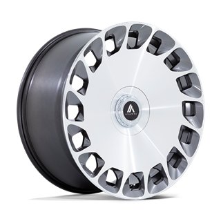 Asanti Black | AB045 ARISTOCRAT 20x9.0 ET27 - GLOSS PLATINUM BRIGHT MACH FC