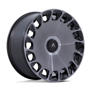 Asanti Black | AB045 ARISTOCRAT 22x10.5 ET45 - GLOSS BLACK MACHINED FC W/ DDT