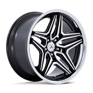 Asanti Black | AB046 DUKE 22x9.0 ET15 - GLOSS BLACK MACHINED