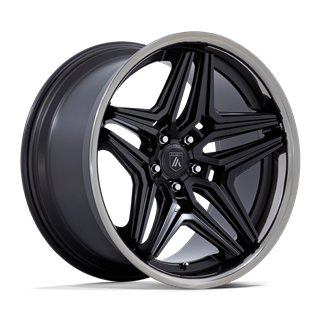 Asanti Black | AB046 DUKE 22x9.0 ET15 - SATIN BLACK W/ DDT LIP