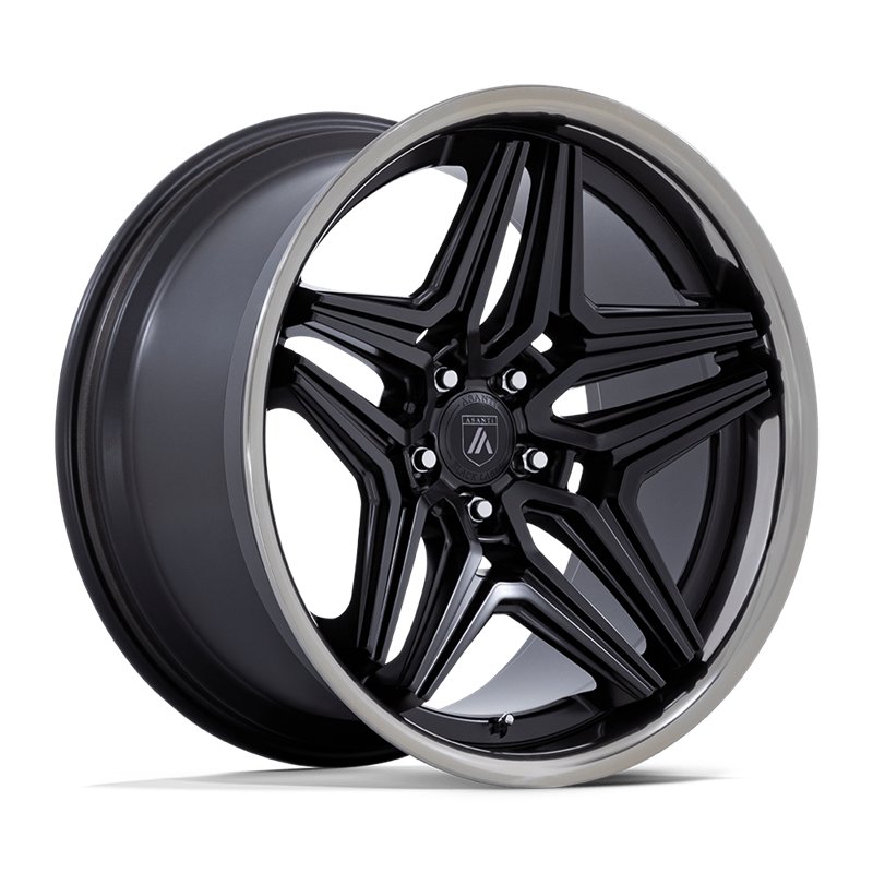 Asanti Black | AB046 DUKE 22x9.0 ET15 - SATIN BLACK W/ DDT LIP
