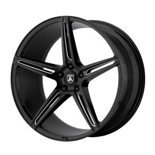 Asanti Black | ABL-22 ALPHA 5 22x9.0 ET14 - GLOSS BLACK MILLED