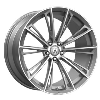 Asanti Black | ABL30 CORONA 20x9.0 ET35 - TITANIUM BRUSHED