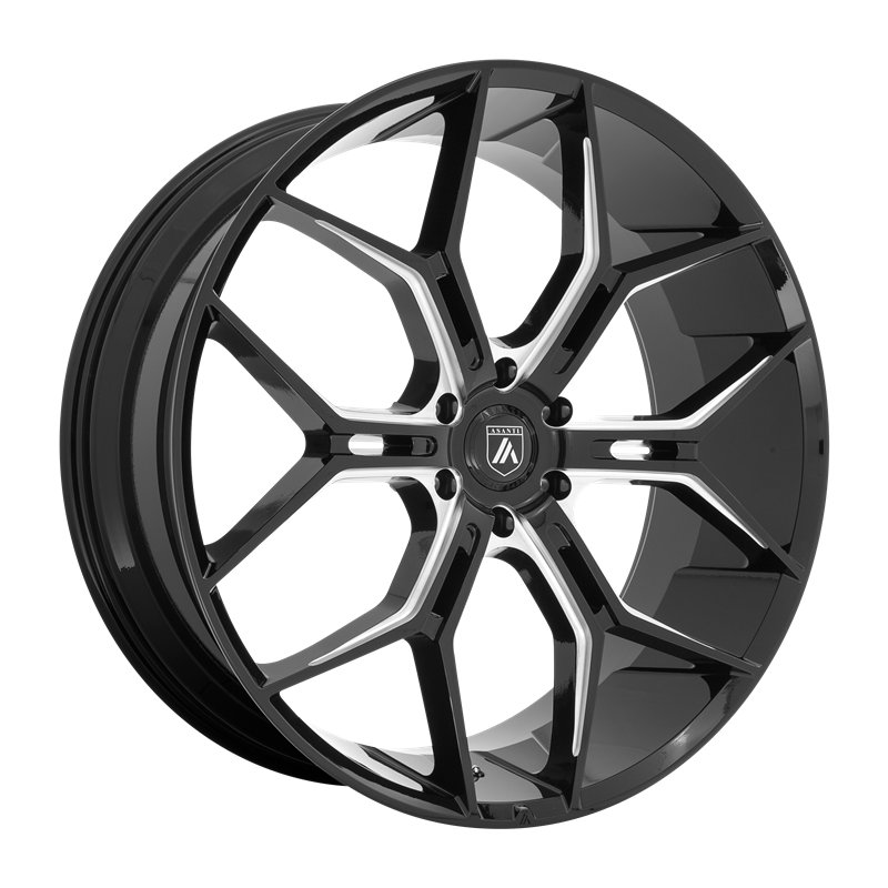 Asanti Black | ABL-38 MONARCH TRUCK 22x9.5 ET20 - GLOSS BLACK MILLED
