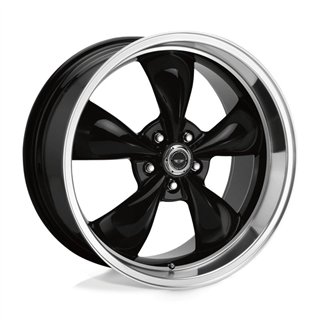 American Racing | AR105 TORQ THRUST M 17x8.0 ET30 - GLOSS BLACK W/ MACHINED LIP