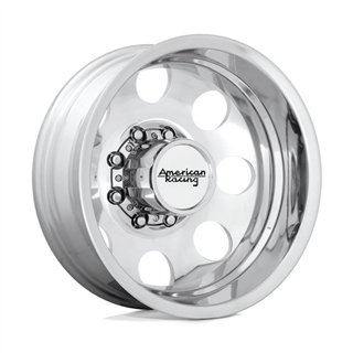 American Racing | AR204 BAJA DUALLY 17x6.0 ET-134 - POLISHED - REAR