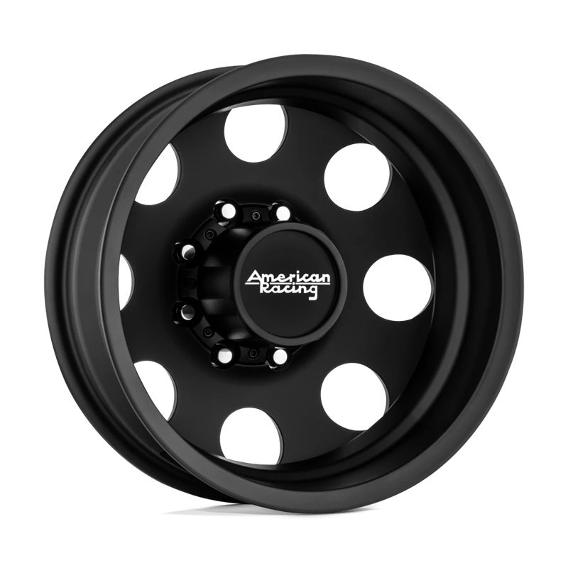 American Racing | AR204 BAJA DUALLY 17x6.5 ET-140 - SATIN BLACK - REAR