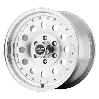 American Racing | AR62 OUTLAW II 14x6.0 ET6 - MACHINED W/ CLEAR COAT