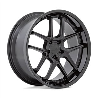 American Racing | AR942 BISHOP 20x12.0 ET6 - MATTE BLACK W/ GLOSS BLACK LIP