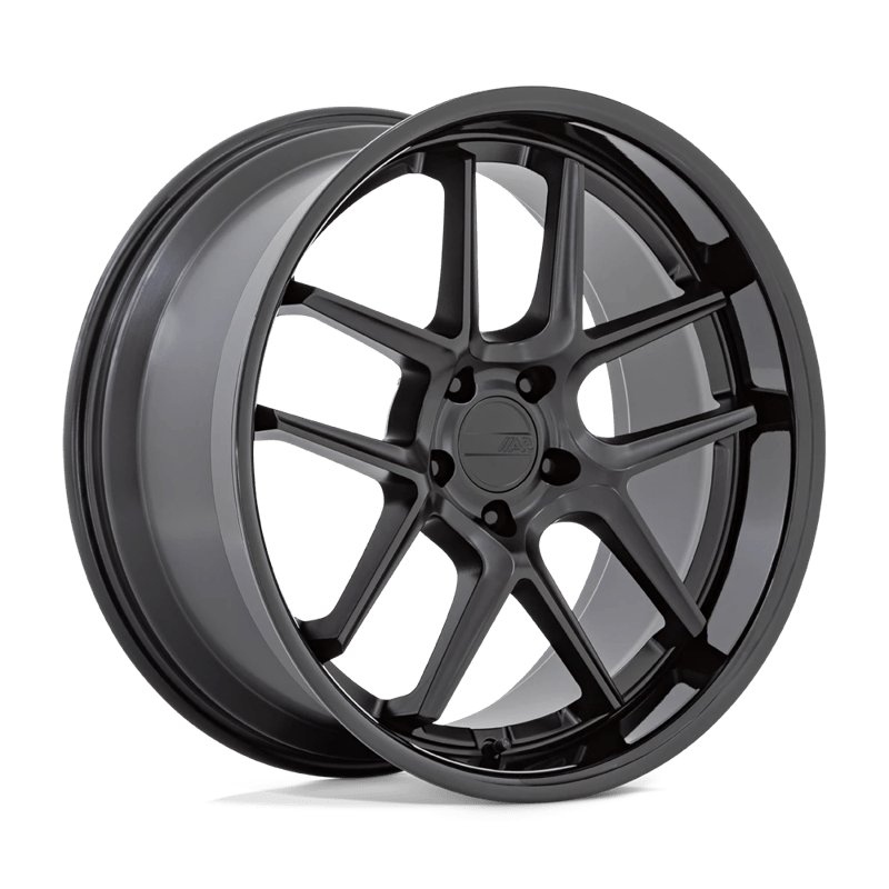 American Racing | AR942 BISHOP 20x12.0 ET6 - MATTE BLACK W/ GLOSS BLACK LIP