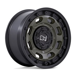 Black Rhino Hard Alloys | ATLAS 20x10.0 ET-18 - OLIVE DRAB GREEN W/ BLACK LIP