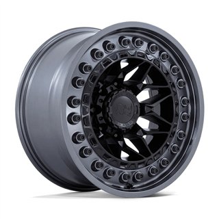 Black Rhino Hard Alloys | ALPHA 20x10.0 ET-18 - MATTE BLACK W/ GUNMETAL LIP