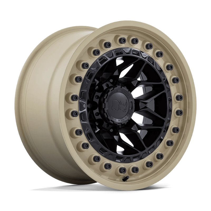Black Rhino Hard Alloys | ALPHA 20x10.0 ET-18 - MATTE BLACK W/ SAND LIP