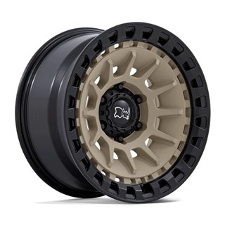 Black Rhino Hard Alloys | BARRAGE 17x8.5 ET-10 - DESERT SAND ON MATTE BLACK
