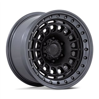 Black Rhino Hard Alloys | BR014 SAHARA 17x9.0 ET0 - MATTE BLACK W/ GUNMETAL LIP