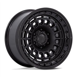 Black Rhino Hard Alloys | BR014 SAHARA 17x9.0 ET-12 - MATTE BLACK W/ GLOSS BLACK LIP