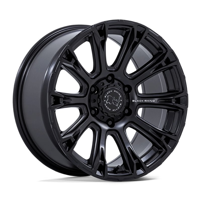Black Rhino Hard Alloys | BR020 DIAMONDBACK 20x9.0 ET12 - MATTE BLACK