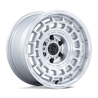 Black Rhino Hard Alloys | BR024 AWOL 17x8.5 ET25 - SILVER W/ MACHINED FACE