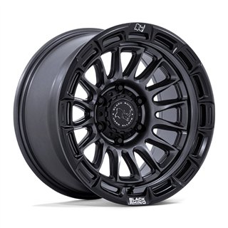 Black Rhino Hard Alloys | BR025 RIVAL 17x8.5 ET10 - MATTE GUNMETAL W/ MATTE BLACK LIP