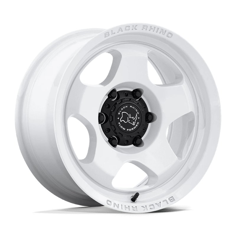 Black Rhino Hard Alloys | BR031 SOL 17x8.5 ET0 - GLOSS WHITE