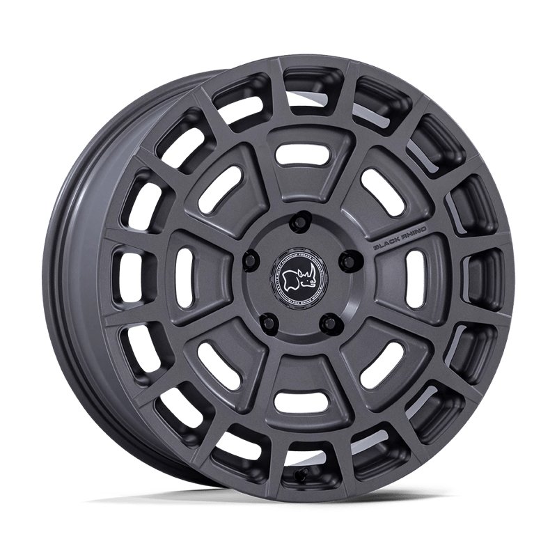 Black Rhino Hard Alloys | BR404 VOLTAIC 20x8.5 ET35 - MATTE GUNMETAL