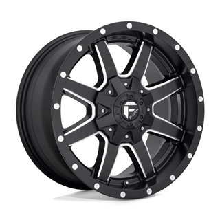 Fuel Off-Road | D538 MAVERICK 20x9.0 ET25 - MATTE BLACK MILLED